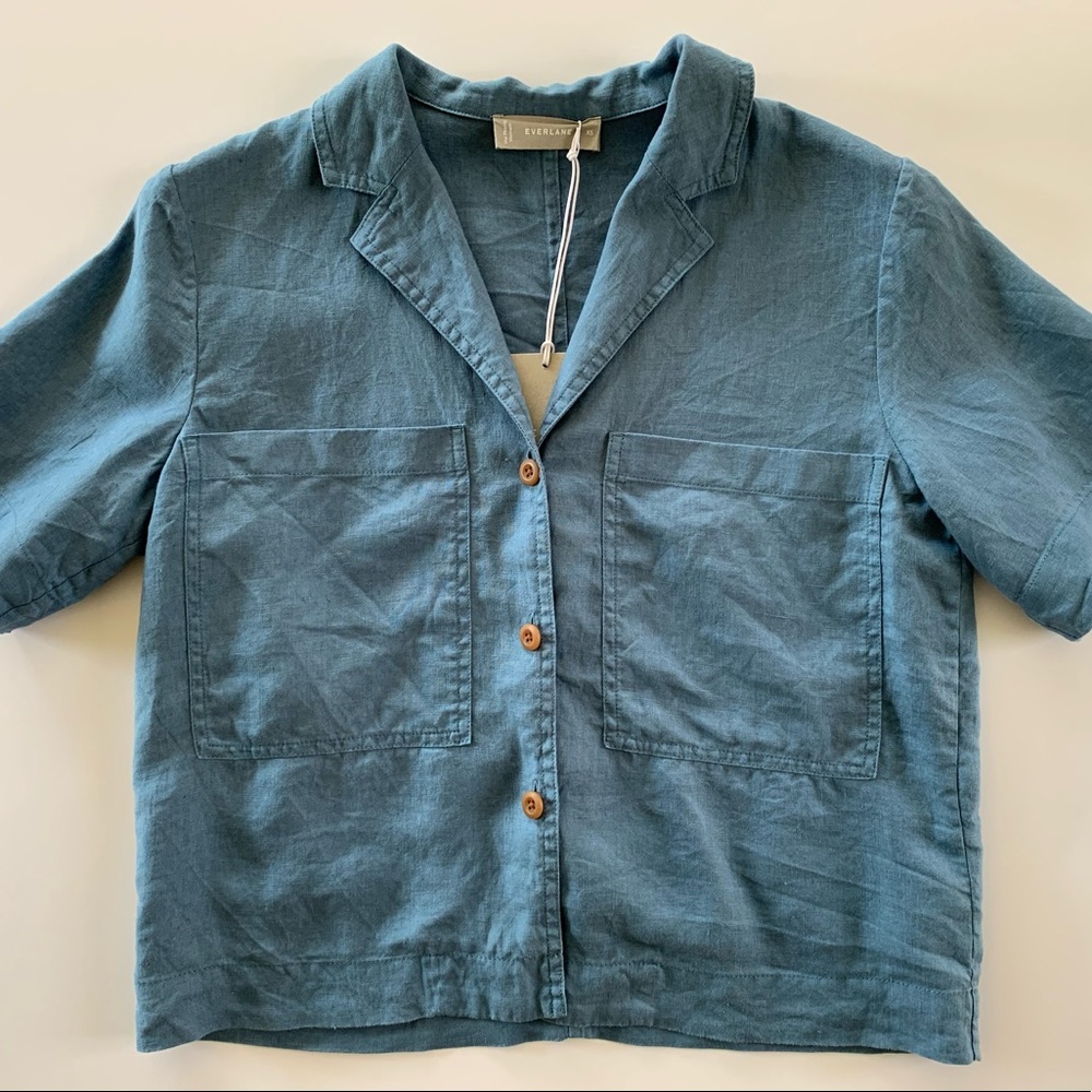 Everlane . The Linen Workwear Shirt (XS)